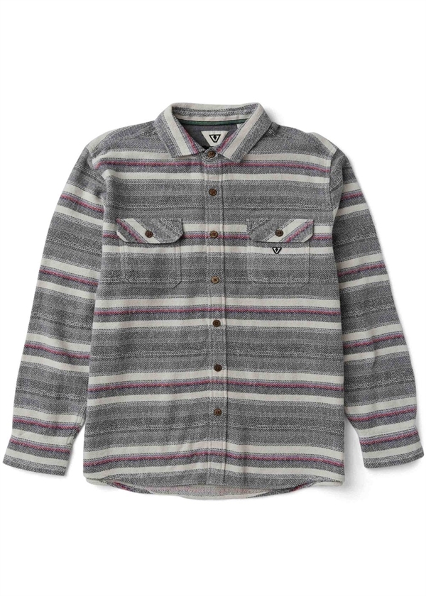 Vissla Descanso Flannel Shirt - Grey Dawn